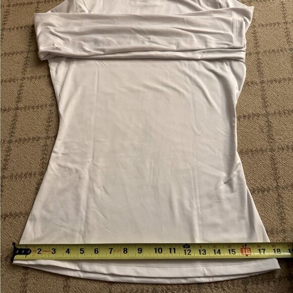 Under Armour Cold Gear Mock Neck long sleeve base layer white M - Picture 13 of 13